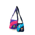 Cotton Stonewash Skull Patch Front Flap Shoulder Bag