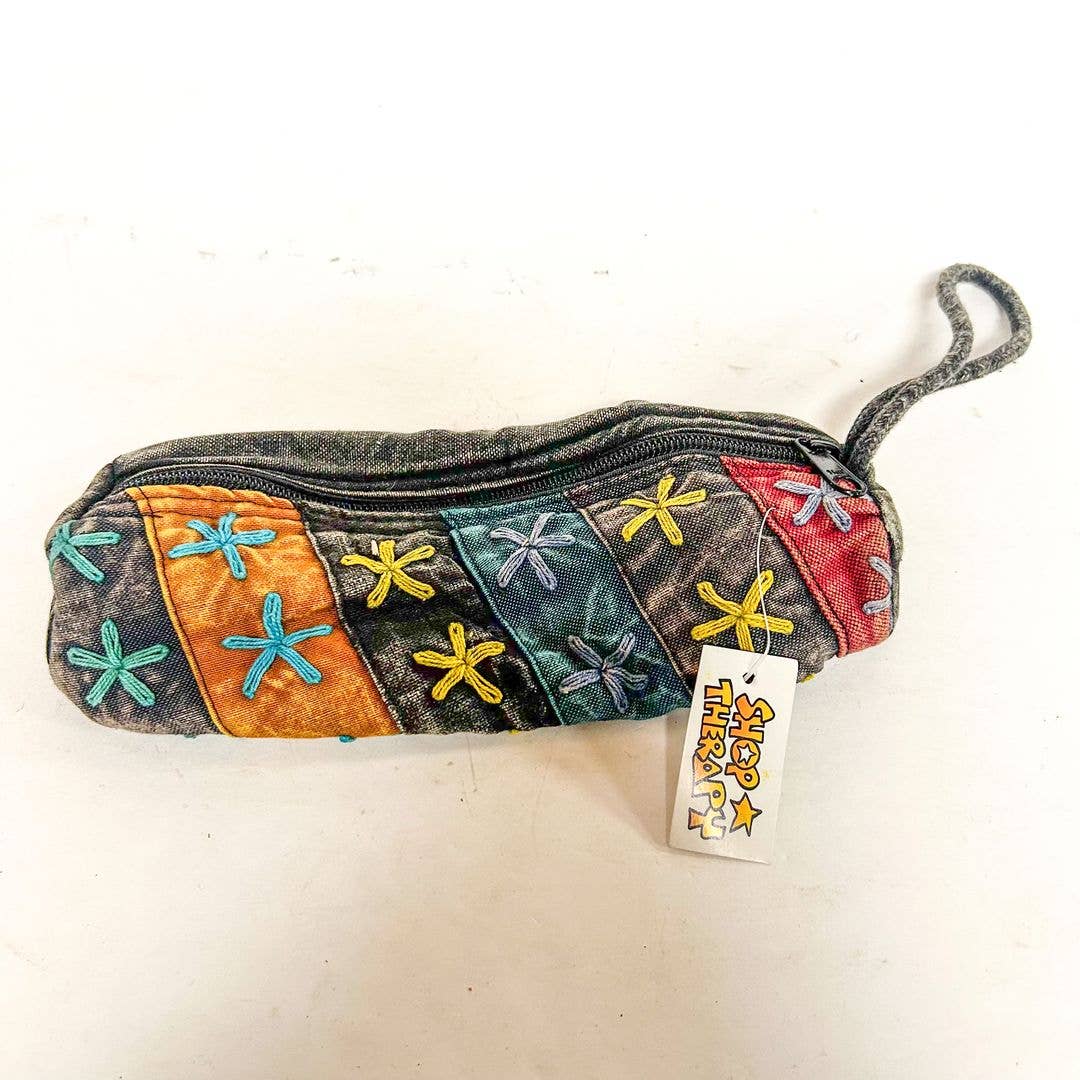 Stonewash Floral Coin Purse, ST-CP-JMT-33