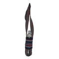 Cotton Stripe Weave Crossbody Water Bottle Holder