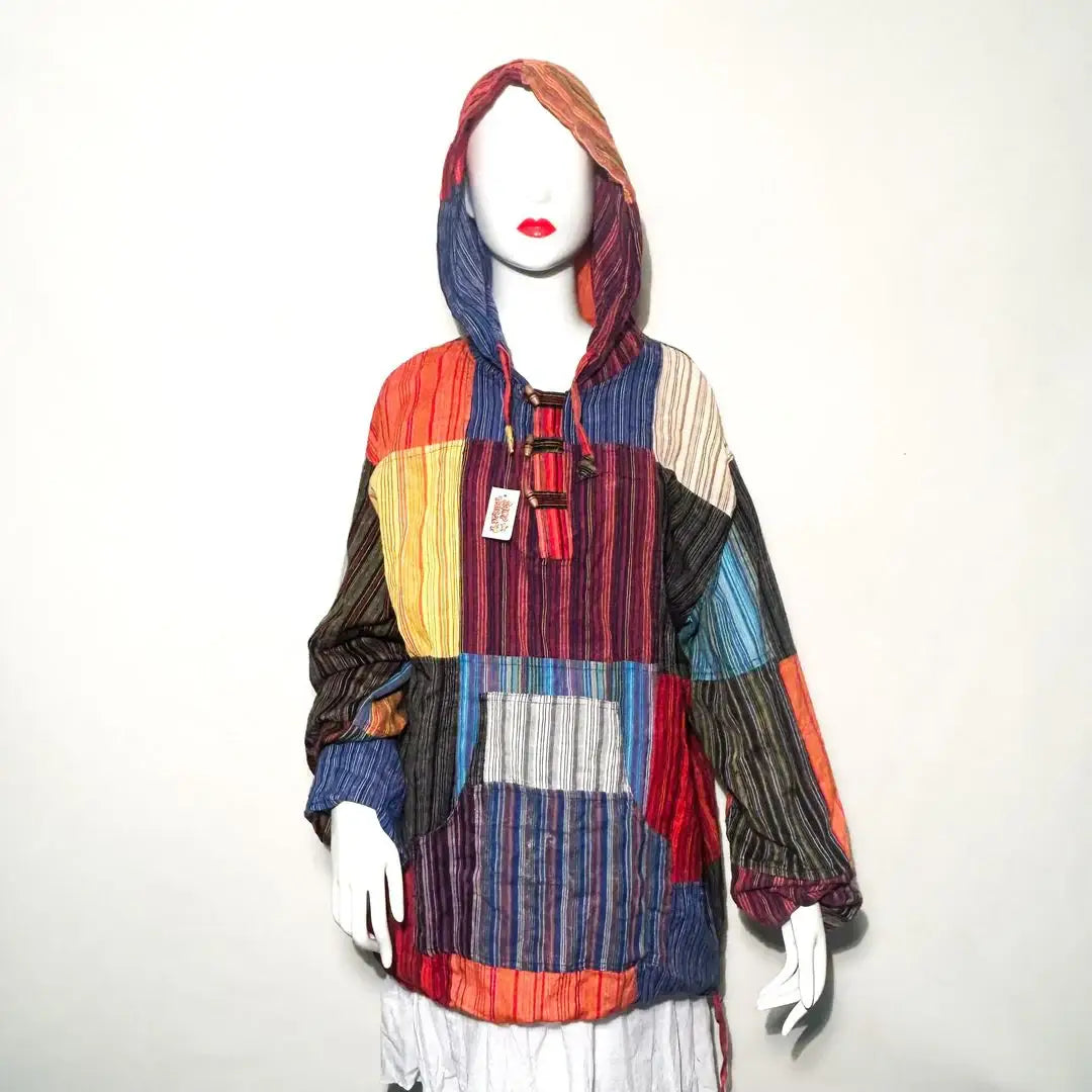 Patchwork Pullover Hoodie (ST-HOOD-KGN-2144)